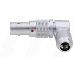 HangTon Connect FSG.0B 2 Pin Right Angle Power Connector,Rotated Adjustable Circular Male Cable Plug for ARRI Alexa/ZCAM E2-S6 F6 Camera