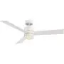 Ventilateur de plafond Axis Intelligent Intérieur et Extérieur 3 Pales Blanc Mat avec Kit Éclairage LED 3000K et Télécommande Compatible avec Alexa, Google Assistant, Samsung Things, et iOS ou Android App Ventilateur de plafond Axis Intelligent Intérieur et Extérieur 3 Pales Blanc Mat avec Kit Éclairage LED 3000K et Télécommande Compatible avec Alexa, Google Assistant, Samsung Things, et iOS ou Android App