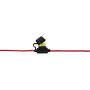 CUZEC 6FT/1.83m 14AWG Ring Terminal To SAE Harness Quick Connect/Disconnect Assembly, 20A Fuse