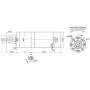 12V Electric DC Planetary Gear Motor 50 RPM Diameter 50mm 12mm Out Shaft with Metal Gearbox for Robot Motor