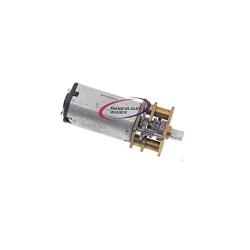 DC 12V 300RPM Gear Motor Electric Speed Reduction Shaft Diameter Reduction Gear Motor Full Metal Gearbox for RC Robot Model DIY