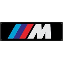 PAAPFG IIIM power LOGO Flag,Bavaria M LOGO Motorsport Flag Banner with 4 Brass Grommets 1.5x5FT (A)