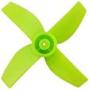 Upgraded Spare Parts Motors Propellers Props with Frame for JJRC H36 Tiny Whoop Eachine E010 Blade Inductrix Micro Drone Parts (Black-Green)