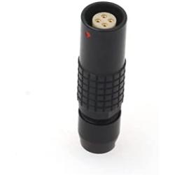 DRRI 0B Cable Mount Connector 2 Contacts Socket PHG.0B.302.CLLD52 (2pin, Black PHG)