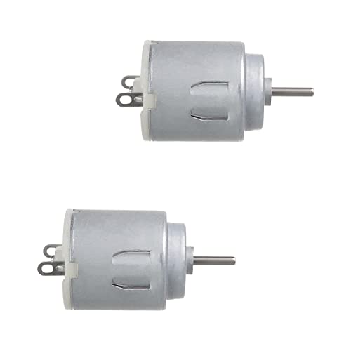 Fielect 5Pcs DC Motor 3V 14000RPM Electric Motor Micro Motor Round Shaft for DIY Airplane RC Boat Toys Model DIY Hobby