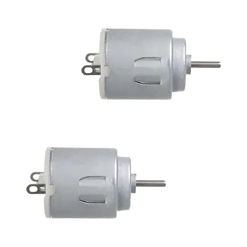 Fielect 5Pcs DC Motor 3V 14000RPM Electric Motor Micro Motor Round Shaft for DIY Airplane RC Boat Toys Model DIY Hobby