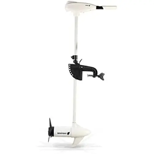 Moteur d'aviron électrique pour marines Newport Vessels L-Series 62lb/86lb poussée, montage étrave, avec indicateur LED de batterie (shaft de 40 pouces) Moteur d'aviron électrique pour marines Newport Vessels L-Series 62lb/86lb poussée, montage étrave, avec indicateur LED de batterie (shaft de 40 pouces)