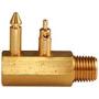 Attwood 8883-6 Brass Quick-Connect Tank Fitting 1/4-Inch NPT Male Thread for Johnson/Evinrude/OMC
