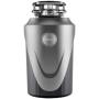 HISSUN Garbage Disposal with Power Cord,1 HP Continuous Feed Kitchen Waste Disposer,Household Food Waste Disposer with Super Quiet Motor & Dishwasher Connection,Gray