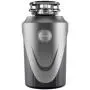HISSUN Garbage Disposal with Power Cord,1 HP Continuous Feed Kitchen Waste Disposer,Household Food Waste Disposer with Super Quiet Motor & Dishwasher Connection,Gray