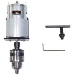 BEMONOC DC Motor 12V 5500RPM Lathe Press With Miniature Hand Drill Chuck & Bracket High Speed 775 DC Motor For DIY Assembly