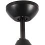 Indoor Ceiling Fan Light Fixtures -Black Remote LED 40 Ceiling Fans For Bedroom,Living Room,Dining Room Including Motor,5-Blades,Remote Switch (Black)