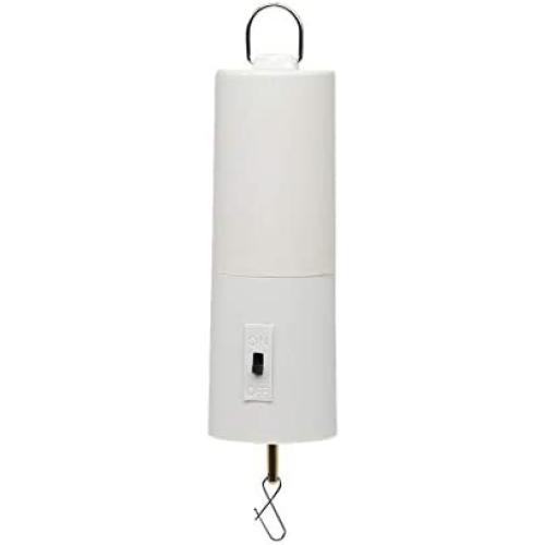 FENDISI Hanging Rotating Motor for Wind Spinner and Wind Chimes， Mobile Battery Operated Garden Decor Accessoy，Not Included Battery (1pcs White Motor)