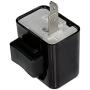 LUPING 12V 2PCS Adjustable 2 Pin Prong Flasher Replacement Compatible with LED Electronic Flasher Relay for Motorcycles and Cars Turn Signal Hyper Flash Relay