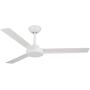 Minka-Aire F524-WHF Roto 52 Inch Ceiling Fan 3 Blades in Flat White Finish