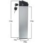 Jieoto Ebike Battery 36V 8AH 10AH 12.5AH 15AH Lithium eBIKE Battery Pack with BMS 2A Charger for Electric Folding Bike 200W 250W 350W Motor Electric Bike