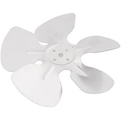 sourcing map DC AC Motor Aluminium Cooling Fan 5 Vanes Silver Tone 167mm Diameter
