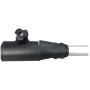 HEZB Marine Boat Ocean Ship Trolling Motor Outboard Connector Handle Anodized Aluminum Fixed Type 74.6 cm HEZB