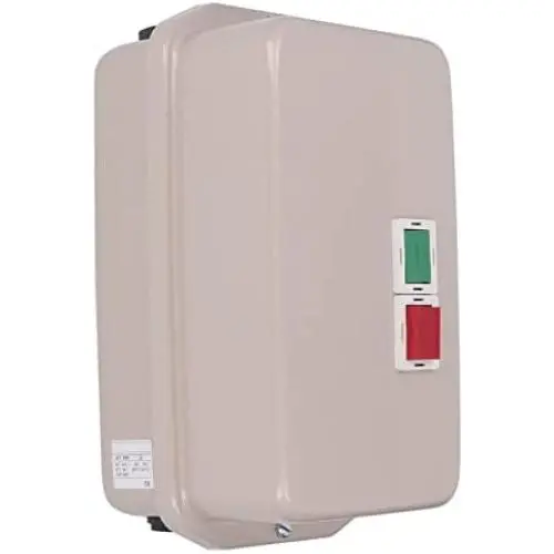 Magnetic Electric Motor Starter, Intelligent Protection 3 Phase Electric Motor Control 2 Use Powerful for Air Pressure Machines