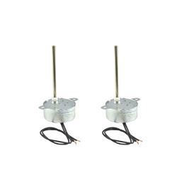 CONQUERALL 2PCS Synchronous Motor TYC-40 12V 5RPM AC Inner-Shaft Length 74mm for Christmas Tree Decorative Colored Lights LED Light Fiber Optic Light