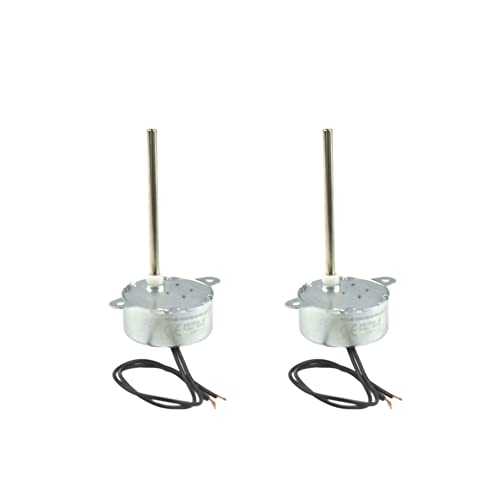2 Pcs Moteur Synchrone TYC-40 12V 5RPM Axe Interne Longueur 74mm pour Lumières LED Décoratives de Sapin de Noël Fibre Optique 2 Pcs Moteur Synchrone TYC-40 12V 5RPM Axe Interne Longueur 74mm pour Lumières LED Décoratives de Sapin de Noël Fibre Optique