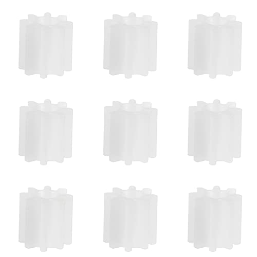 Othmro 10pcs Plastic Gears 8 Teeth Model 082A Reduction Gear Plastic Worm Gears for RC Car Robot Motor