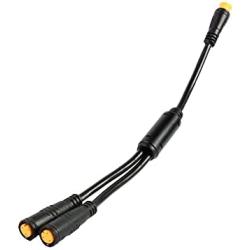 BAFANG Y Splitter 1T2 Extension Cable for Gear Sensor Brake Lever BBS01 BBS02B BBSHD Motor Kit Electric Bike Connector