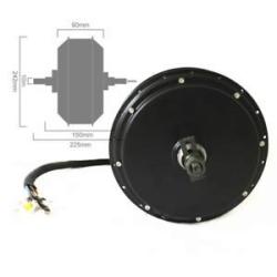 CONHIS MOTOR Electric Bike Powerful 48V-72V 3000W-5000W QS Hub Motor Brushless Gearless Motor for ebike 155mm Dropout Width (5T)