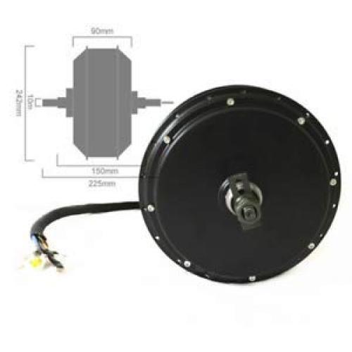 CONHIS MOTOR Electric Bike Powerful 48V-72V 3000W-5000W QS Hub Motor Brushless Gearless Motor for ebike 155mm Dropout Width (5T)