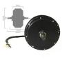 CONHIS MOTOR Electric Bike Powerful 48V-72V 3000W-5000W QS Hub Motor Brushless Gearless Motor for ebike 155mm Dropout Width (5T)