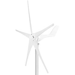 HYTC Wind Power 400W 12V Wind Turbine 5 Blades with Charge Controller Wind Energy Motor-Black 12v
