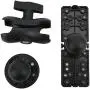 Fish Finder Mount, Black Marine Electronic Fish Finder Bracket Base Plate Kit RAM‑B‑111U Replacement for ECHOMAP Boat/Yacht Spare Parts