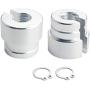 DEWHEL Billet Aluminum Throttle Bushings Compatible With BMW E30 E34 E28 E39 E36 M20 M30 M50 S14 M60 (Silve)