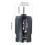 Hobby Fans RC Motor 550 12T Brushed Waterproof Motor for 1:10 RC Crawler Axial SCX10 AXI03007 JL 90046 TRX4 TRX6 RC Car Boat