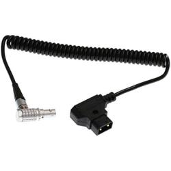 HangTon P-tap D-tap to Right Angle 0B 7 Pin Coiled Power Cable for Tilta Nucleus-M Motor