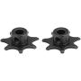 Ita Nest 2PCS Agricultural Gear Wheel Power Engine Reversible Gear Wheel for Egg Turning Motor Incubator Accessories Farming Equipment