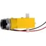4 pcs 65 x 26mm Plastic Tire Wheel with DC 3-6v Gear Motor Dual Shaft for Arduino Smart Car