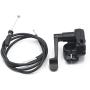 Medduw 7/8 22mm Metal Thumb Throttle Cable Accelerator Handle Assembly, Universal Replacement for Chinese 50cc 70cc 90cc 110cc 125cc 250cc ATV Quad Go Kart Pit Bike