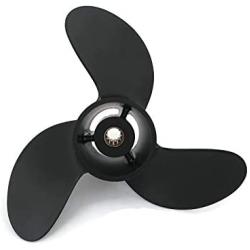 Boat Motor 7.8x8 Aluminium Alloy Propeller 812950 812950002 for Tohatsu/Nissan 4HP 5HP 6HP / Mercury Mariner 2-Stroke 5HP Outboard Motors 7.8 x 8 inch Engine
