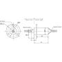 Healcity Slip Ring Collector Ring Rotary Electrical Contact Electrical Slip Ring Joint Rotary Connector (3 Wires 30A Diameter 22mm)