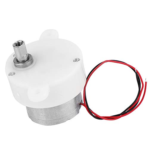 Geared Motor, 6V Moto DC6V Speed Reduction Motor High Reduction Motor 5rpm Torsion Low Consumption Geared Motor