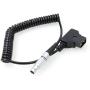 ZBLZGP D-tap to 0B 6 Pin Male Power Cable for DJI Wireless Focus Motor (Straight Coiled Cable)