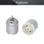 Fielect 5Pcs DC Motor 3V 14000RPM Electric Motor Micro Motor Round Shaft for DIY Airplane RC Boat Toys Model DIY Hobby