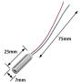 DGHAOP 6Pcs DC Coreless Motor 1.5v-3v Waterproof Micro Vibration Mini Vibrating Motor for Electric Toothbrush Toys Dental Equipments, 7mmx25mm 5000-24000rpm