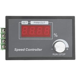 FTVOGUE PWM DC Motor Speed Controller Smart Knob Changing Current PWM DC Brushed Motor Speed Governor DC6‑60V,Automated Industry