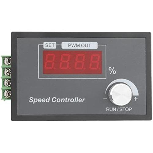 FTVOGUE PWM DC Motor Speed Controller Smart Knob Changing Current PWM DC Brushed Motor Speed Governor DC6‑60V,Automated Industry