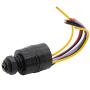 87-88107A5 Boat Ignition Switch with 2 Keys 6 Wire Connectors Replacement for Mercury Outboard Boat Motor Ignition Key Switch, Replace #87-88107, 87-88107A5, 7-1155