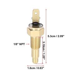 X AUTOHAUX Universal Automotive Radiator Engine Cooling Fan Temperature Thermo Sensor Switch 1/8