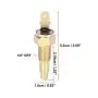 X AUTOHAUX Universal Automotive Radiator Engine Cooling Fan Temperature Thermo Sensor Switch 1/8