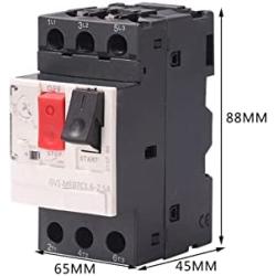 SUTK Motor Protector GV2 Series GV2ME10 GV2-ME10 4-6.3A